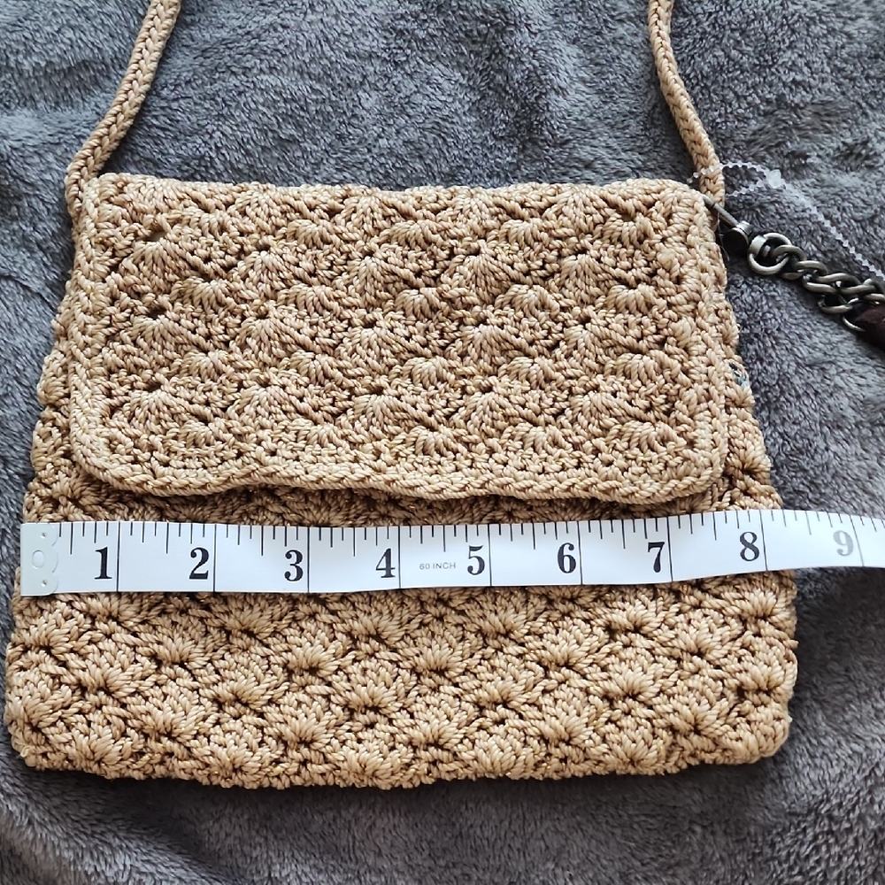 The Sak Tan Crochet Crossbody Bag - Picture 2 of 6